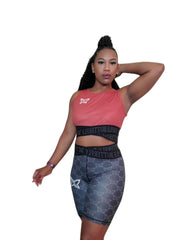 Banded 2 Piece Short Set