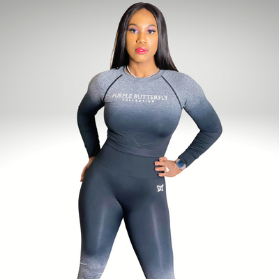 Charcoal Ombre' 2 Piece Set