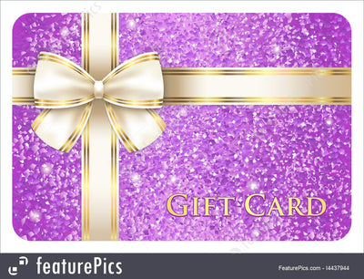 Purple Butterfly Collection Gift Card
